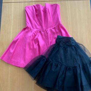 French Connection ‘Barbie’ dress with tulle skirt.